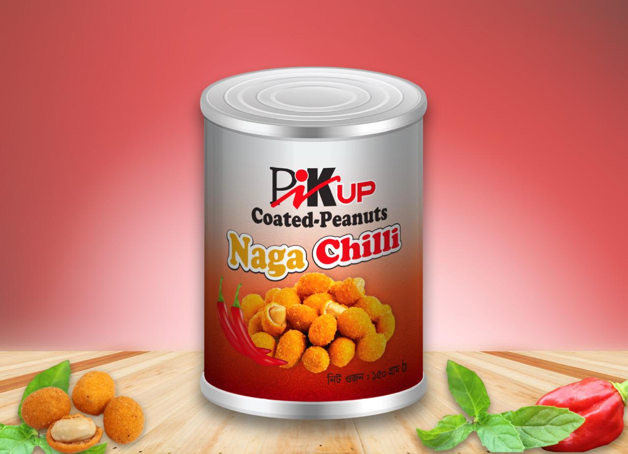 Coated Peanut - Naga Chilli